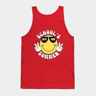 School's Out For Summer Happy Last Day Of School Teacher Summer Tank Top
